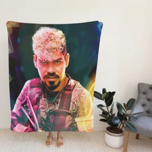 Raul Castillo as Mikey Guzman in Army of the Dead Movie Fleece Blanket