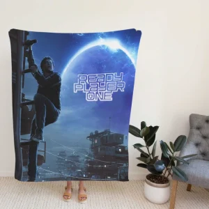 Ready Player One Movie Tye Sheridan Fleece Blanket