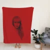 Red Sparrow Movie Jennifer Lawrence Fleece Blanket