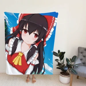 Reimu Hakurei Touhou Fleece Blanket