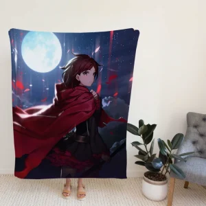 Ruby Rose Rwby Custom Anime Fleece Blanket