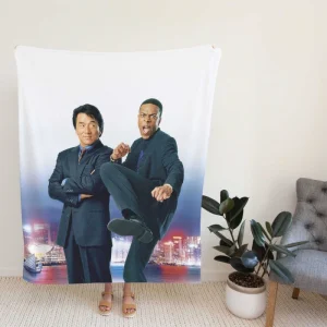 Rush Hour 2 Movie Jackie Chan Chris Tucker Fleece Blanket