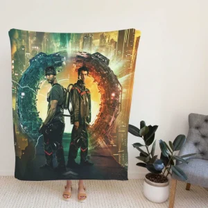 Ryan Kwanten Kodi Smit-McPhee in 2067 Movie Fleece Blanket