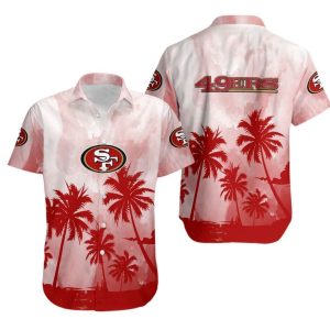 San Francisco 49ers Coconut Trees NFL Gift For Fan Hawaiian Graphic