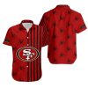 San Francisco 49ers Stripes and Skull Hawaii Shirt and Shorts Summer C