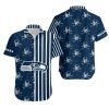 Seattle Seahawks Stripes and Skull Hawaii Shirt and Shorts Summer Coll