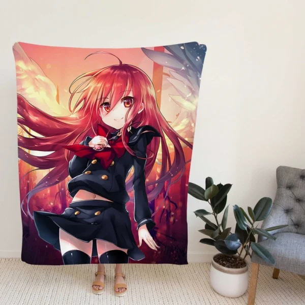 Shakugan No Shan Japanese Anime Fairy Tail Fleece Blanket