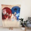 Sonic the Hedgehog 2 Movie Knuckles the Echidna Fleece Blanket