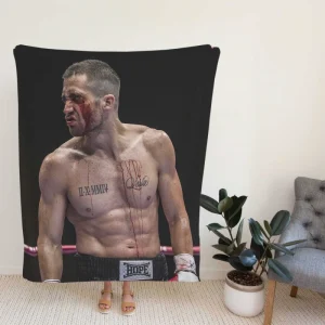 Southpaw Movie Jake Gyllenhaal Fleece Blanket