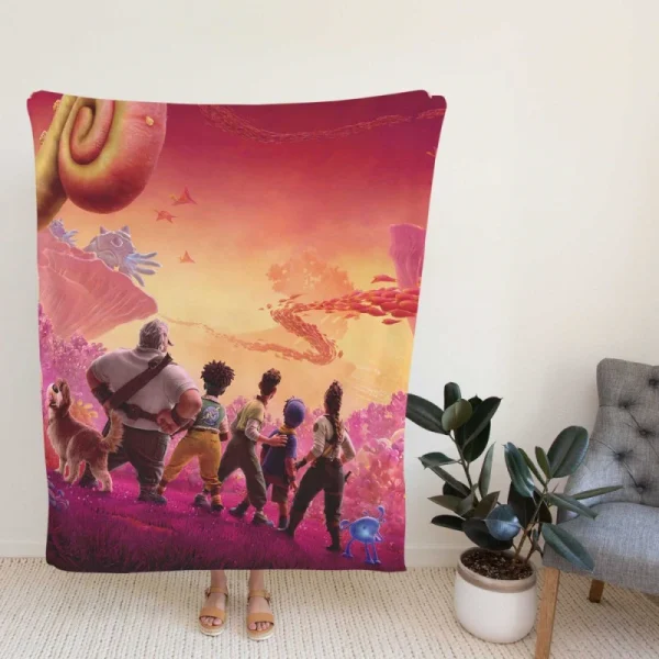 Strange World Movie Fleece Blanket