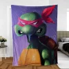 TMNT in the Rain Shadows of the City Fleece Blanket