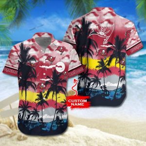 Tampa Bay Buccaneers NFL Gift For Fan Personalized Hawaiian Graphic Pr