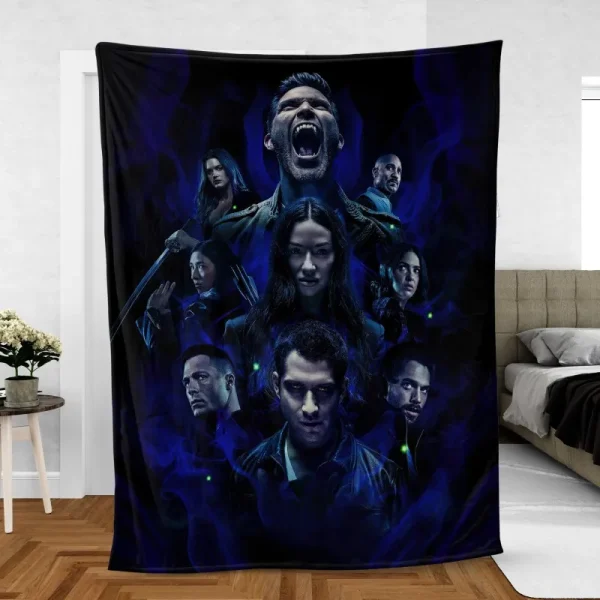 Teen Wolf The Movies Howling Adventure Fleece Blanket