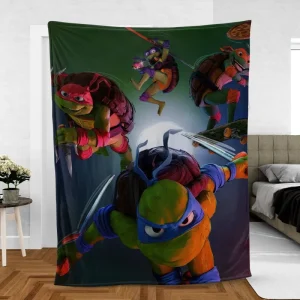 Teenage Mutant Ninja Turtles Mutant Mayhem Unleashed Fleece Blanket