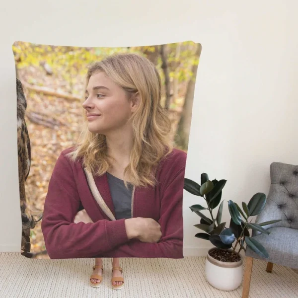 The 5th Wave Movie Chloe Grace Moretz Sci-fi Fleece Blanket