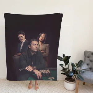 The Card Counter Movie Oscar Isaac Fleece Blanket