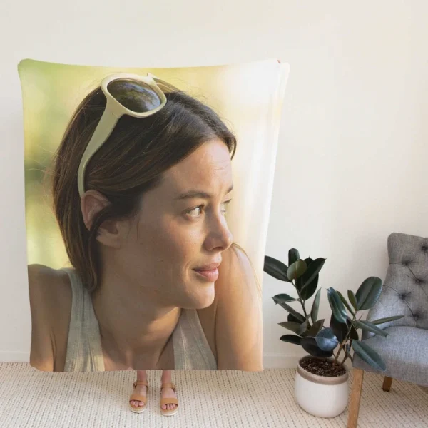 The Deep House Movie Camille Rowe Fleece Blanket