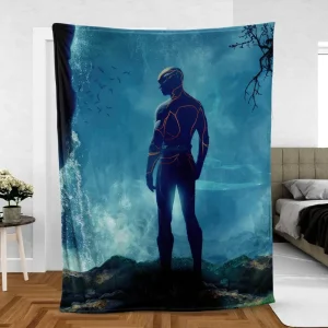 The Flash Worlds Collide Fleece Blanket