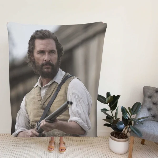 The Free State of Jones Movie Matthew McConaughey Fleece Blanket