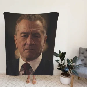 The Irishman Movie Robert De Niro Fleece Blanket