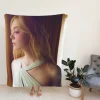 The Neon Demon Movie Elle Fanning Fleece Blanket