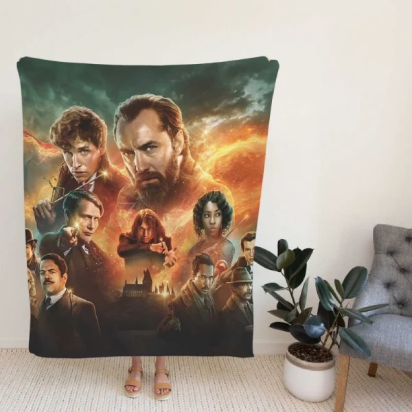 The Secrets of Dumbledore Movie Fleece Blanket