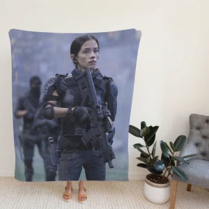 The Tomorrow War Movie Seychelle Gabriel Fleece Blanket