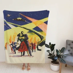 The War of the Worlds Movie Fleece Blanket