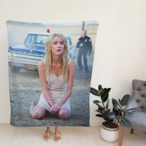 The Ward Movie Amber Heard Fleece Blanket