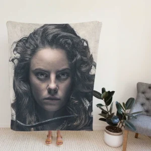 Tiger House Movie Kaya Scodelario Fleece Blanket