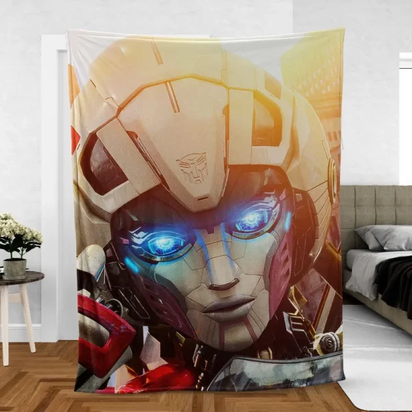 Transformers Rise of the Beasts Arcees Quest Fleece Blanket