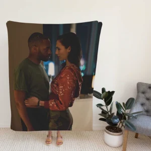 Triple 9 Movie Chiwetel Ejiofor Gal Gadot Fleece Blanket