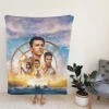 Uncharted Thriller Movie Tom Holland Fleece Blanket