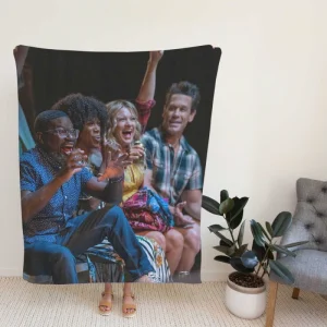 Vacation Friends Movie John Cena Meredith Hagner Fleece Blanket