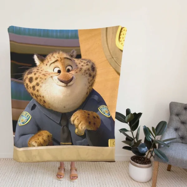 Zootopia Movie Benjamin Fleece Blanket