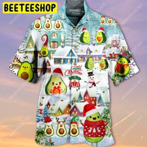 Avo Merry Christmas Unisex Trending Hawaiian Shirt-1