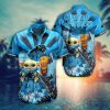 Baby Yoda Carolina Panthers Nfl Hawaiian Shirt And Shorts For Fans-1