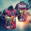 Baby Yoda New England Patriots Nfl Hawaiian Shirt-1