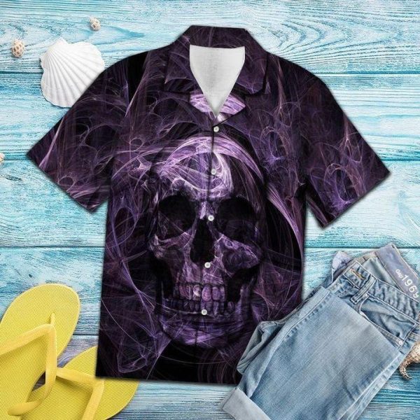 Beach Shirt Check Out This Awesome Skull Hawaiian Shirt