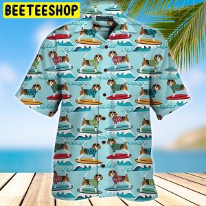 Beagle 3d All Over Printed Trending Hawaiian Shirt-1