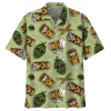 Beer Hawaiian Shirt Beer Skull Cups Wheats And Hops Aloha Shirt-1