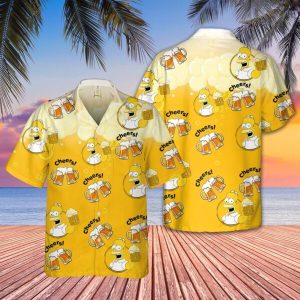 Beer Pattern Hawaiian Shirt-trungten-K9C1L