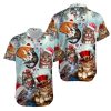 Believe In Magic Of Christmas Cute Cats Hawaiian Shirt