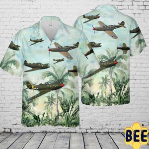 Bell P-39 Airacobra Trending Hawaiian Shirt-1