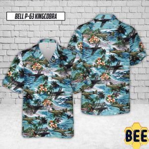 Bell P-63 Kingcobra Trending Hawaiian Shirt-1