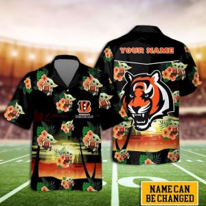 Bengals Hawaiin Shirt Cincinnati Bengals Tiger Custom Hawaiian Shirt