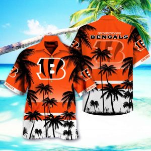 Bengals Nfl Hawaiian Shirt Short 3d For Fans 01-1