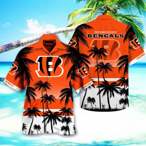 Bengals Nfl Hawaiian Shirt Short 3d For Fans 01-1