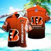 Bengals Nfl Hawaiian Shirt Short 3d For Fans-1