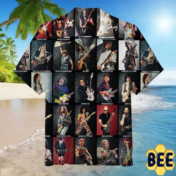 Best Guitarist Trending Hawaiian Shirt-1
